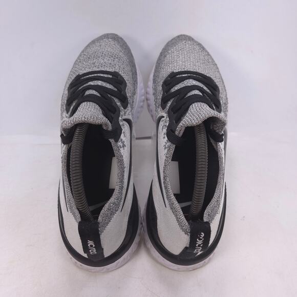 Nike Epic React Flyknit 2 Athletic Lace Up Shoe Mens Size 9 BQ8928-101 Gray - Picture 4 of 10